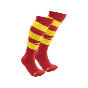 303mb60-910-coppia-di-calze-kappa-lipeno-x3-rosso-giallo