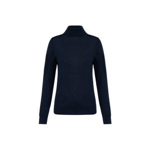 pk913-deepnavy-maglione-dolcevita-donna-in-lana-merino-kariban-premium-blu-profondo