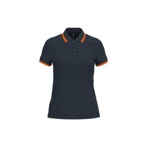 k273-navy-orange-polo-con-bordi-a-contrasto-donna-kariban-navy-arancione