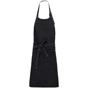 k885-blackdenim-grembiule-kariban-coton-grande-poche-nero-screziato-tu