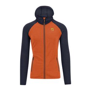 2531006-032-felpa-con-cappuccio-zip-karpos-ambrizzola-scarlet-ibis-outer-space