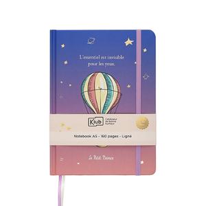 ppcara507g02-blocco-note-a5-incollato-retro-cucito-kiub-le-petit-prince-blu-rosso-tu
