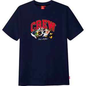 tee-tunes-univerity-navy-t-shirt-tealer-x-looney-tunes-university-blu-scuro