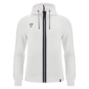 38040172-felpa-con-cerniera-a-cappuccio-macron-rhodos-bianco