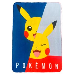 3760167658403-coperta-in-pile-per-bambini-nintendo-pokemon-pikachu-blu-100x140-cm
