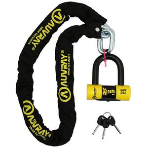 chxlock120l-blocco-della-catena-x-blocco-120-lasso-auvray-nero-giallo-52-x-65-mm
