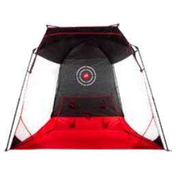 p2i151000-bersaglio-di-allenamento-con-gabbia-da-golf-pop-up-pure2improve-nero-rosso-grigio-tu
