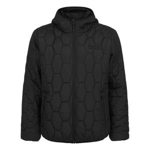pfd0057-023-giacca-con-zip-penfield-hudson-script-hexagonal-quilt-nero