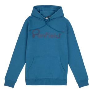 pfd0035-c41-felpa-con-cappuccio-penfield-bear-chest-print-blu