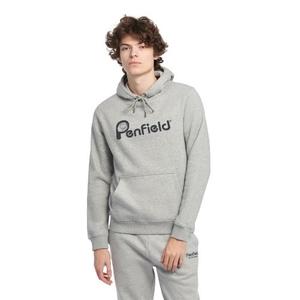 pfd0035-g59-felpa-con-cappuccio-penfield-bear-chest-print-grigio