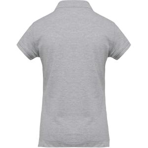 k242-oxfordgrey-polo-donne-maniche-corte-kariban-grigio-screziato