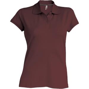 k242-chocolate-polo-donne-maniche-corte-kariban-cioccolato