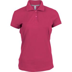 k242-fuchsia-polo-donne-maniche-corte-kariban-rosa-fucsia