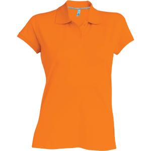 k242-orange-polo-donne-maniche-corte-kariban-arancia