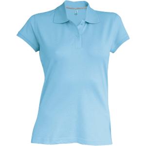 k242-tropicalblue-polo-donna-a-maniche-corte-kariban-azzurro-pallido