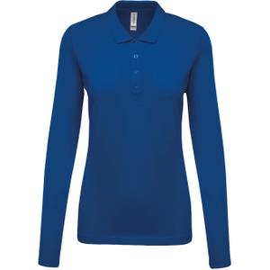 k257-navy-polo-donna-maniche-lunghe-kariban-pique-blu-scuro