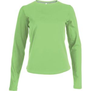 k383-lime-maglietta-a-manica-lunga-da-donna-kariban-col-rond-verde-neon