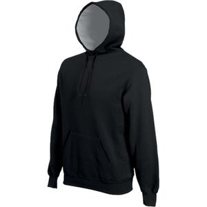 k443-black-felpa-con-cappuccio-kariban-bande-contraste-nero