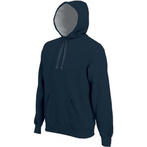 k443-darkgrey-felpa-con-cappuccio-kariban-bande-contraste-grigio-scuro