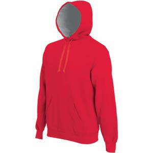 k443-red-felpa-con-cappuccio-kariban-bande-contraste-rosso