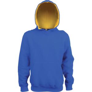 k453-lightroyalblue-yellow-felpa-con-cappuccio-per-bambini-kariban-contrastee-blu-royal-giallo