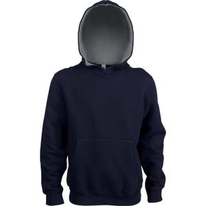 k453-navy-finegrey-felpa-con-cappuccio-per-bambini-kariban-contrastee-blu-navy-grigio-chiaro