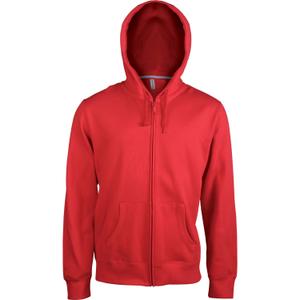 k454-red-felpa-con-cerniera-a-cappuccio-kariban-rosso