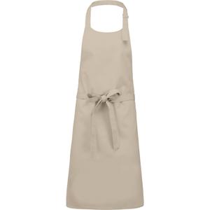 k8000-beige-grembiule-kariban-polycoton-sans-poche-beige-tu