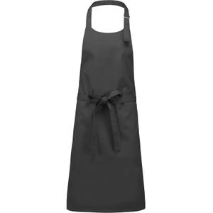 k8000-darkgrey-grembiule-kariban-polycoton-sans-poche-grigio-scuro-tu