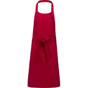 k8000-red-grembiule-kariban-polycoton-sans-poche-rosso-tu