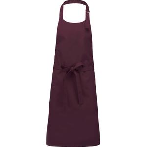 k8000-wine-grembiule-kariban-polycoton-sans-poche-rosso-bordeaux-tu