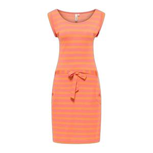 2511-20008-4005-abito-t-shirt-a-righe-donna-ragwear-tagg-corallo
