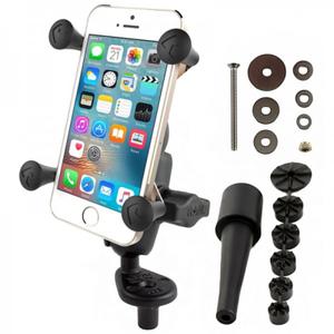 1104123-supporto-per-smartphone-da-moto-braccio-corto-attacco-manubrio-della-forcella-ram-mounts-x-gripr-nero-s-m