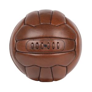 18p-vint-pallone-da-calcio-rebond-vintage-1950-marrone-dimensione-5