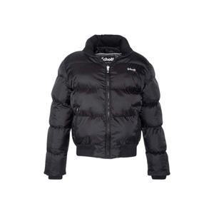 chicago-black-giacca-con-cappuccio-e-orlo-a-coste-schott-nero
