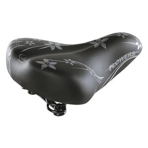 492118-sella-da-donna-per-tempo-libero-selle-montegrappa-061-happy-flowers-nero-265-mm