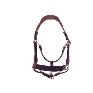 l05nm-cavezza-silver-crown-paracord-australian-nut-dark-blue-completo