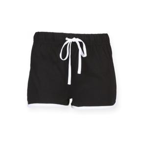sk069-black-white-pantaloncini-da-donna-skinni-fit-retro-bianco-nero