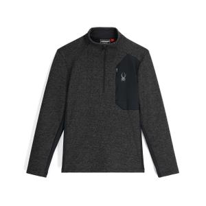 38a485330-lmb-maglione-con-1-2-di-zip-spyder-bandit-limestone-black-melange