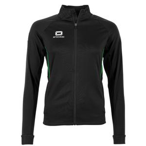408613-8100-giacca-donna-con-zip-integrale-stanno-stadio-nero-verde
