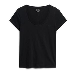 w1011381a-02a-t-shirt-donna-con-scollo-a-pallina-superdry-nero