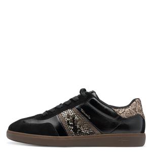 1-23624-43-081-sneakers-da-donna-tamaris-cuir-moderne-a-lacets-nero-serpente