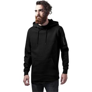 tb1408-00007-felpa-con-cappuccio-urban-classic-basic-bomber-nero
