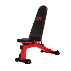 ufc-uhb-69843-panca-per-pesi-ufc-deluxe-nero-rosso-133x51x131-cm