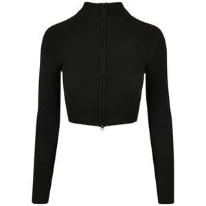 tb5089-00007-cardigan-donna-in-maglia-a-coste-con-zip-corta-urban-classics-nero
