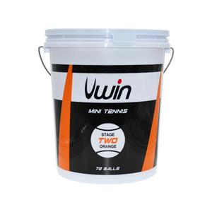 uwb111-palla-da-tennis-con-secchio-da-72-palle-uwin-stage-2-arancia-tu