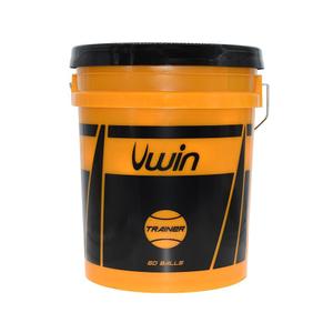 uwb113-palla-da-tennis-con-secchiello-di-60-palline-uwin-trainer-arancia-tu