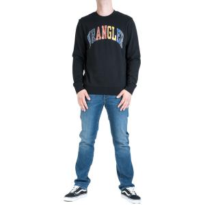 w6b6hy100-felpa-con-cappuccio-wrangler-logo-multicolore